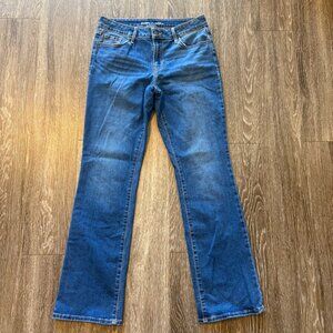 Old Navy Mid Rise Kicker Boot Cut Jeans Womens Size 8 Stretch